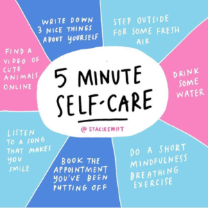 5 minute self-care